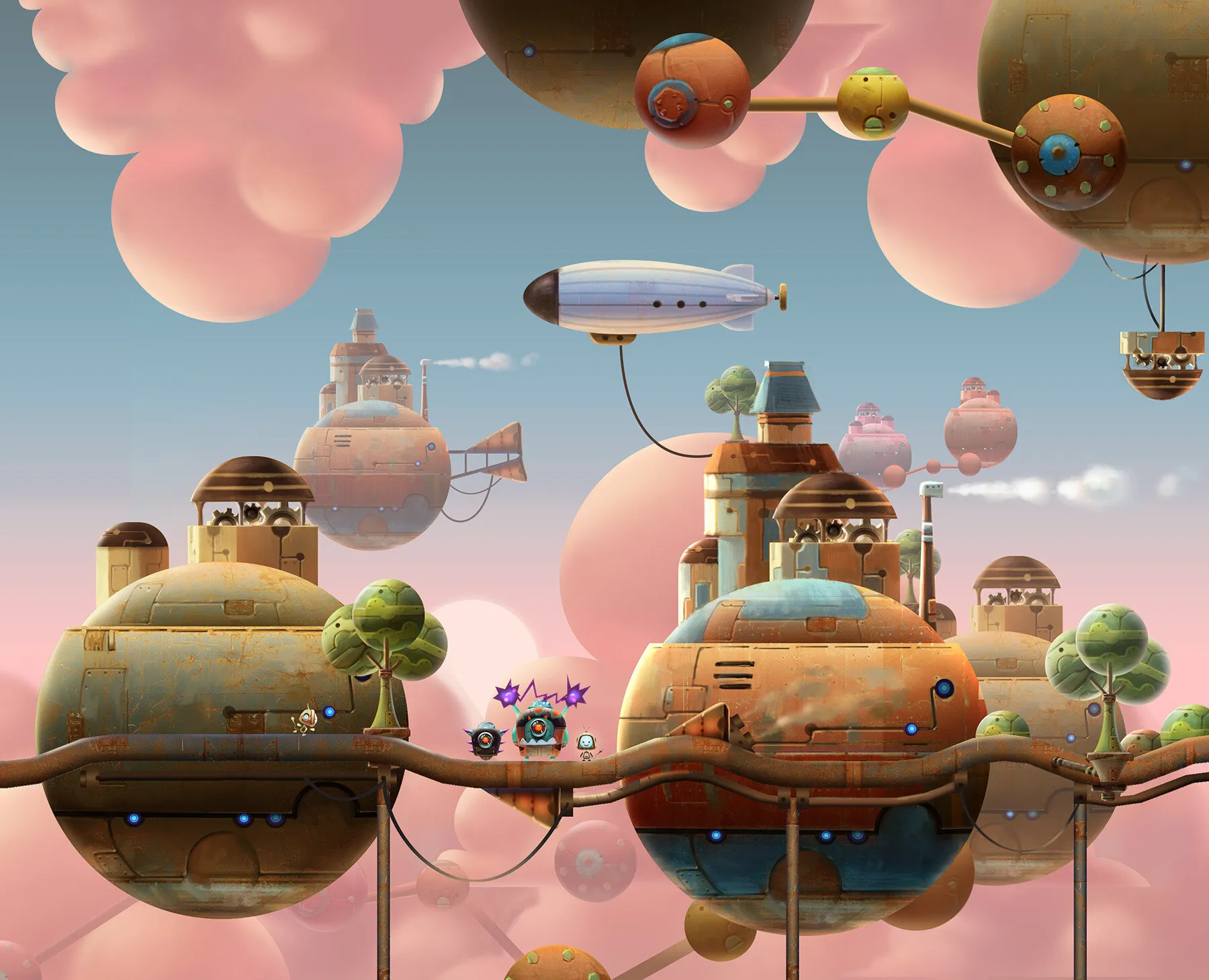 The floating-island world of Cordy 2