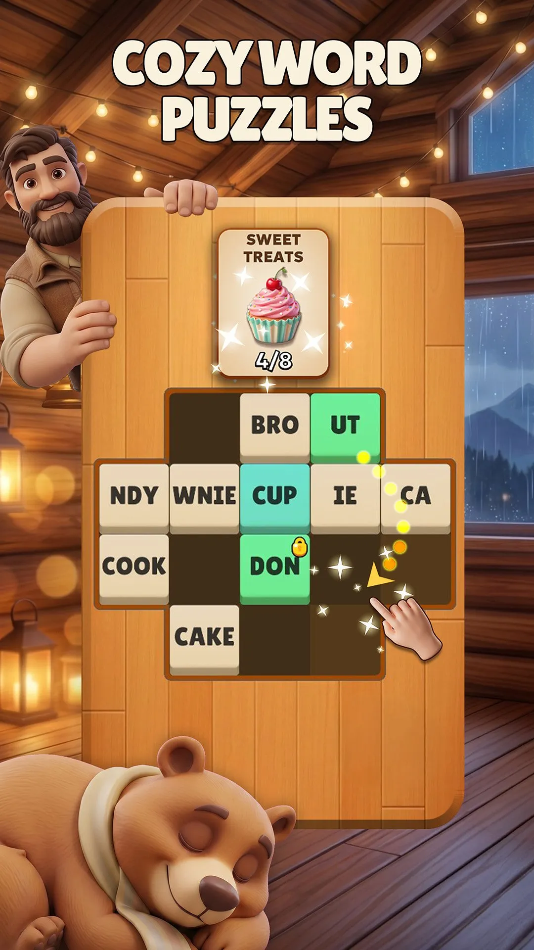Store art: cozy word puzzles