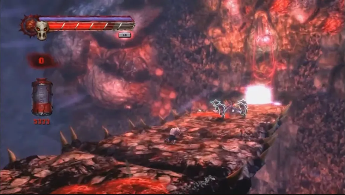 Splatterhouse boss encounter